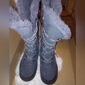 Women's Gray Winter Boots